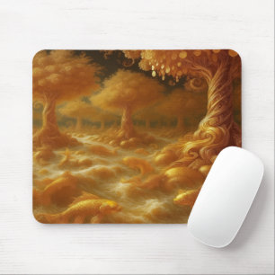 Golden Koi Mouse Mat