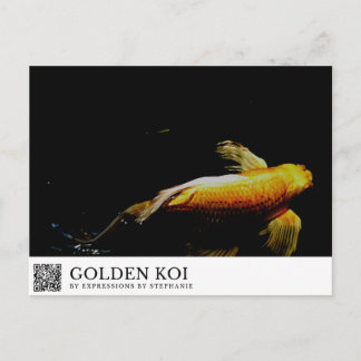 Golden Koi Postcard
