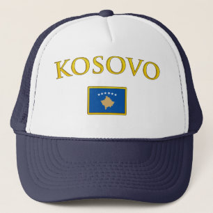 Golden Kosovo Trucker Hat