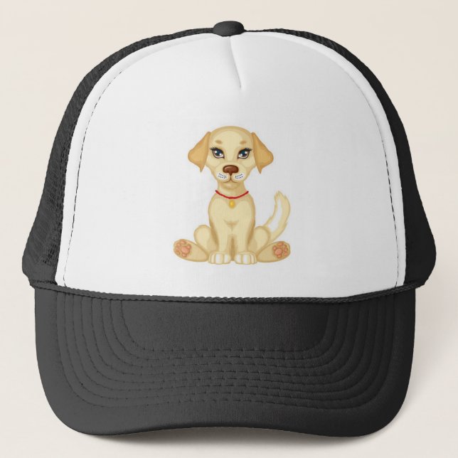 Golden Lab Trucker Hat (Front)