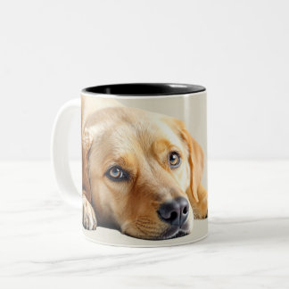 Golden Lab Two-Tone Coffee Mug