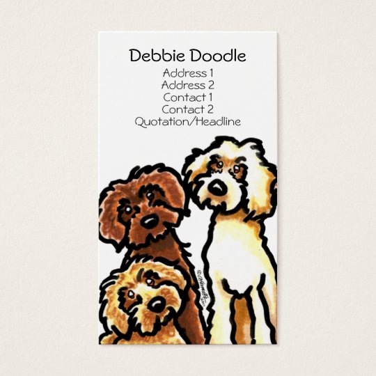 Golden Labradoodles Pet Business Cards