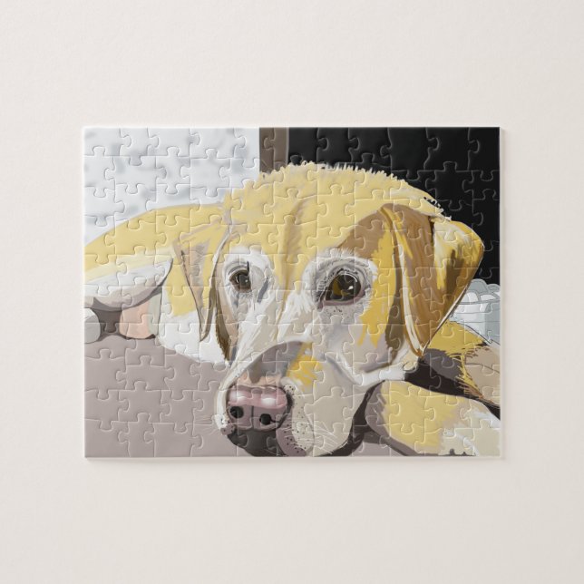 Golden Labrador Jigsaw Puzzle (Horizontal)