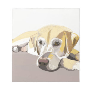 Golden Labrador Notepad