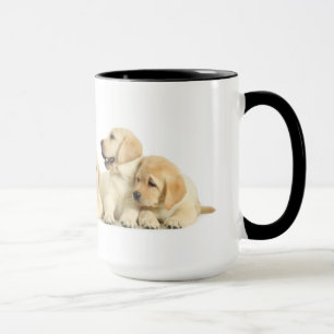 Golden Labrador Puppy Pile Mug