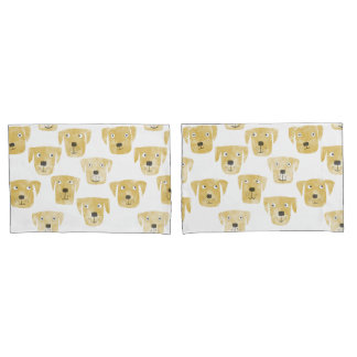 Golden Labrador Retriever Dogs Pillowcase
