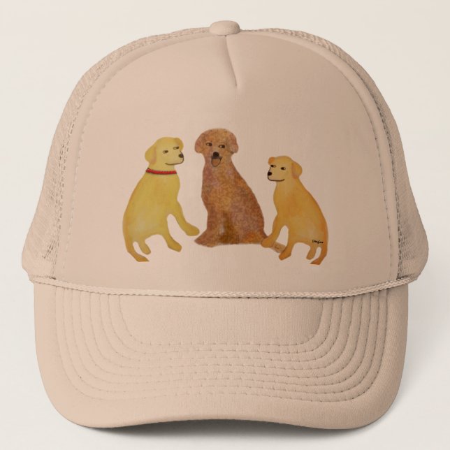 Golden Labrador Retrievers Hat (Front)