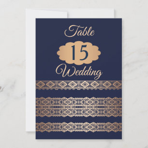 Golden lace romantic decor personalised editable t invitation