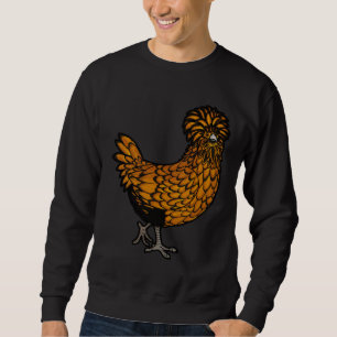 Golden Laced Polish Chicken   Sweatshirt