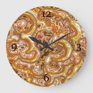 GOLDEN LARGE CLOCK