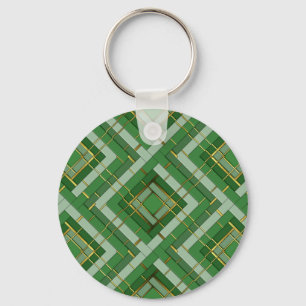 Golden Lattice 3-4-3 Lg Any Colour Keychain