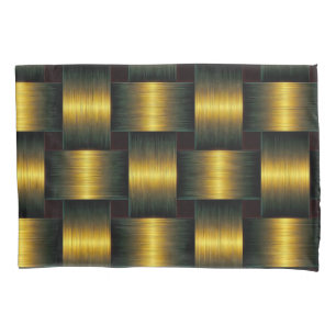 Golden Lattice Pillowcase