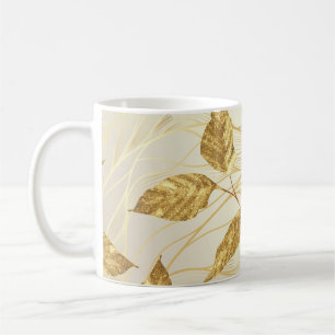 Golden Leaf  Coffee Mug
