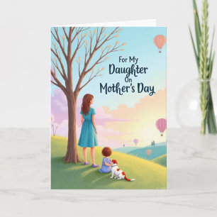 Golden Leaf Mothers Day Card