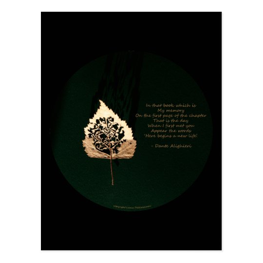 Golden Leaf Postcard