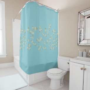 Golden Leaf Shower Curtain