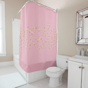 Golden Leaf Shower Curtain