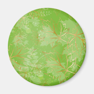 Golden Leaves 7 Magnet