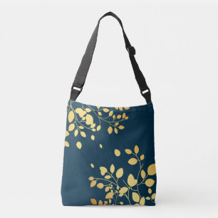 Golden Leaves 8 Crossbody Bag