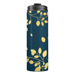 Golden Leaves 8 Thermal Tumbler