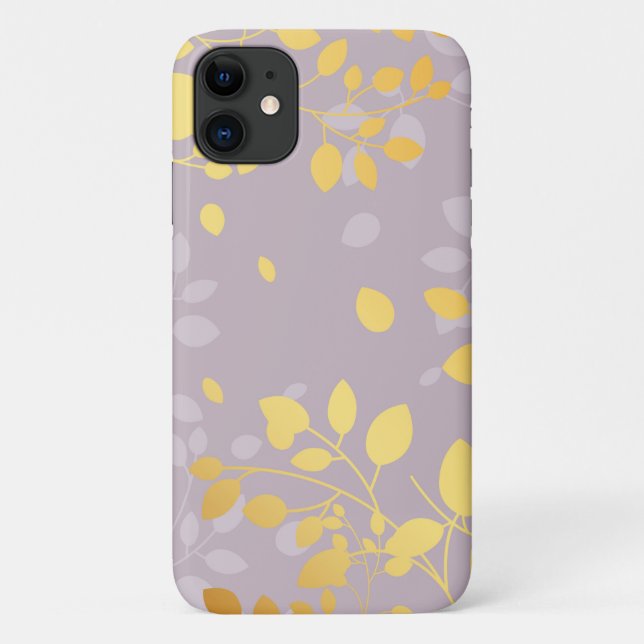 Golden Leaves 9 Case-Mate iPhone Case (Back)