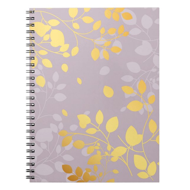 Golden Leaves 9 Notebook (Front)