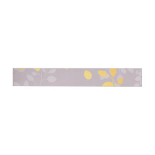 Golden Leaves 9 Wrap Around Label