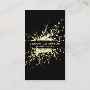 Golden Leaves Business Card