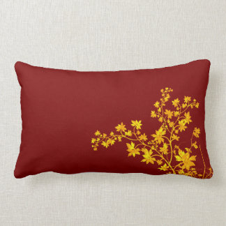 Golden Leaves Lumbar American MoJo Pillow