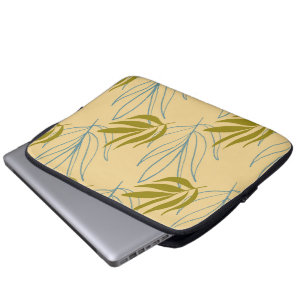 Golden Leaves of Autumn Nature Laptop Sleeve