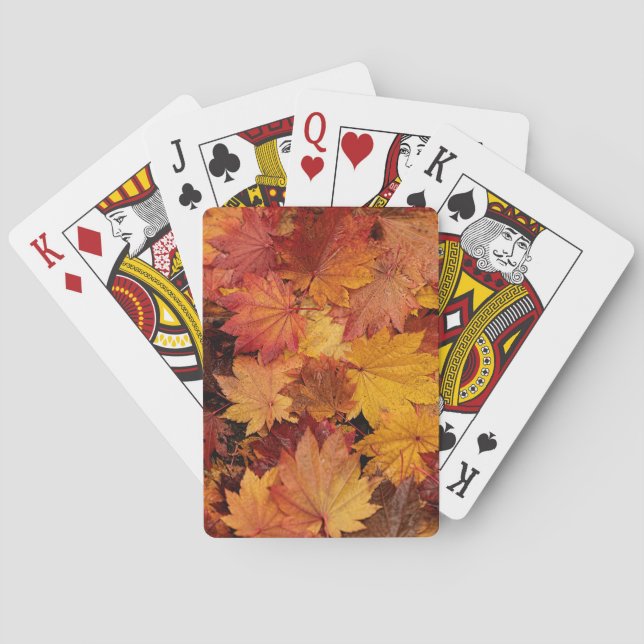 GOLDEN LEAVES OF AUTUMN PLAYING CARDS (Back)