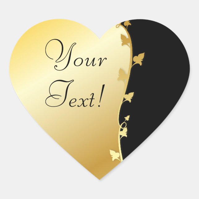 Golden Leaves Sticker (Front)