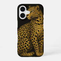 Golden Leopard Elegance – Luxurious Regal iPhone C