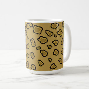 Golden Leopard Spots Coffee Mug
