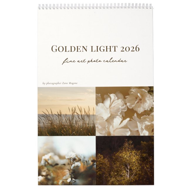 Golden Light calendar 2026 (medium) (Cover)