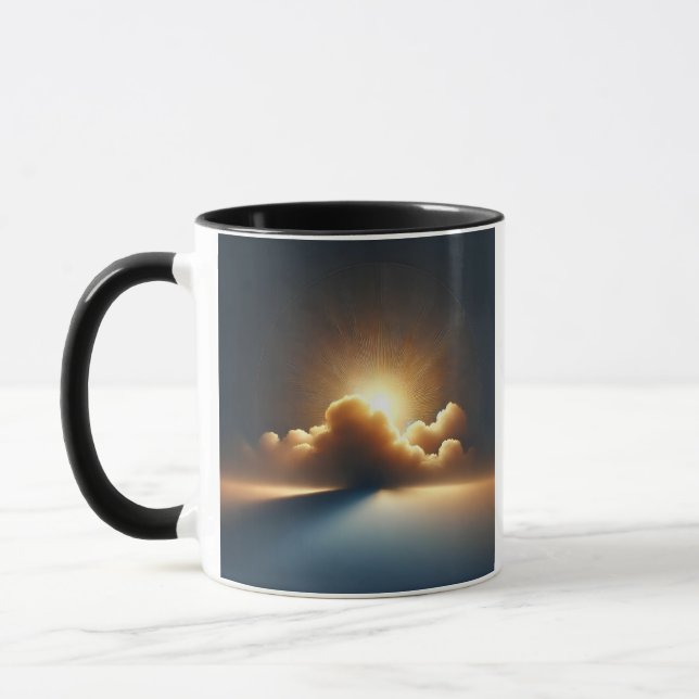 Golden Light of Hope Coffee Mug (Left)