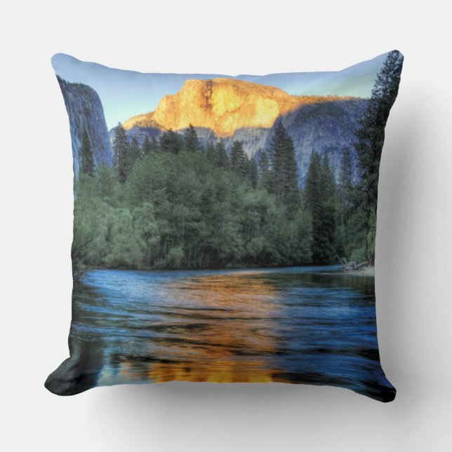 Golden Light on Half Dome Cushion (Front)