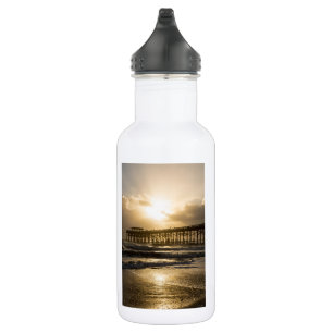 Golden Light Over Cocoa Water Bottle