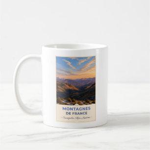 Golden Light Over the French Alps – Coursegoules Coffee Mug
