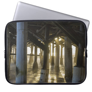 Golden Light Shines Through Laptop Sleeve