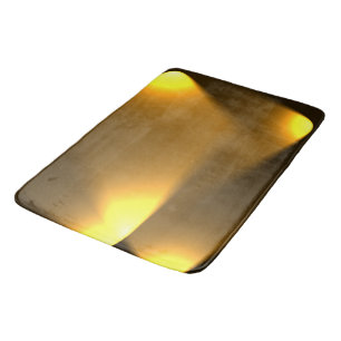 Golden Lights Bath Mat