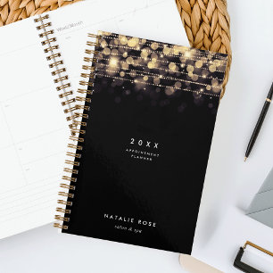 Golden Lights Personalised Planner