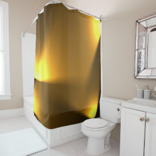 Golden Lights Shower Curtain