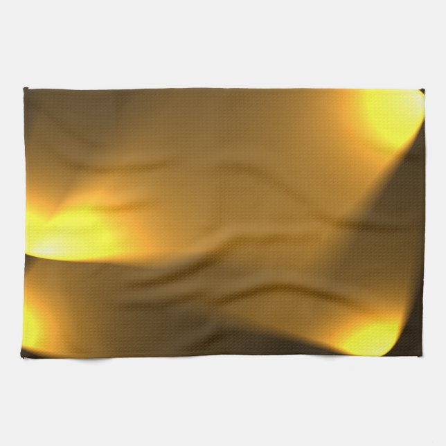 Golden Lights Tea Towel (Horizontal)