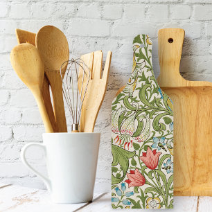 Golden Lily by William Morris Cutting Board