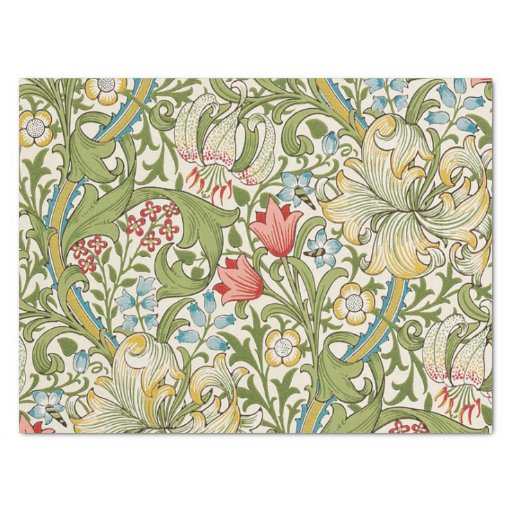 Image of Golden Lily by William Morris Tissue Paper