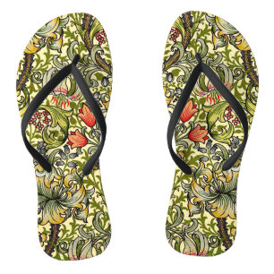 Golden Lily Coordinates Flip Flops
