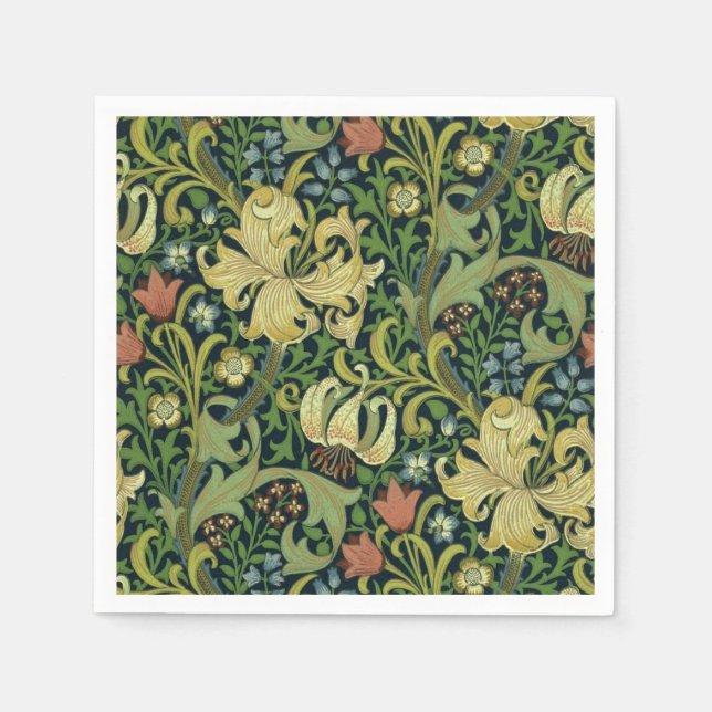 Golden Lily Napkin (Front)