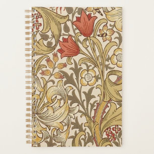 Golden Lily Pattern Version 2 By William Morris Planner