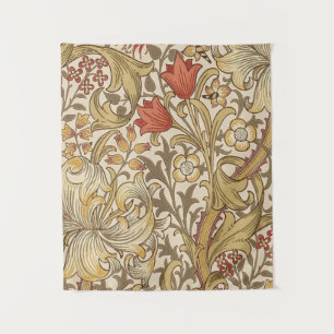 Golden Lily Pattern Version 2 By William Morris Tapestry
